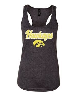Iowa Hawkeyes 5th & Ocean NCAA Women's Bi Blend Jersey Tank Top